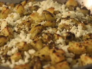 Roasted Lemon Potatoes with Artichoke and&nbsp;Feta