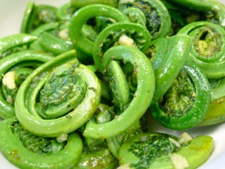 Greens: Asparagus, Fiddle Heads, and Green&nbsp;Beans