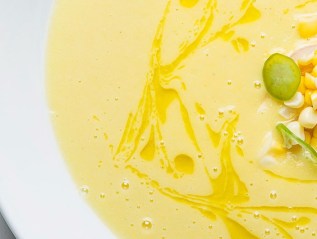 Chilled Corn Soup with&nbsp;Crab